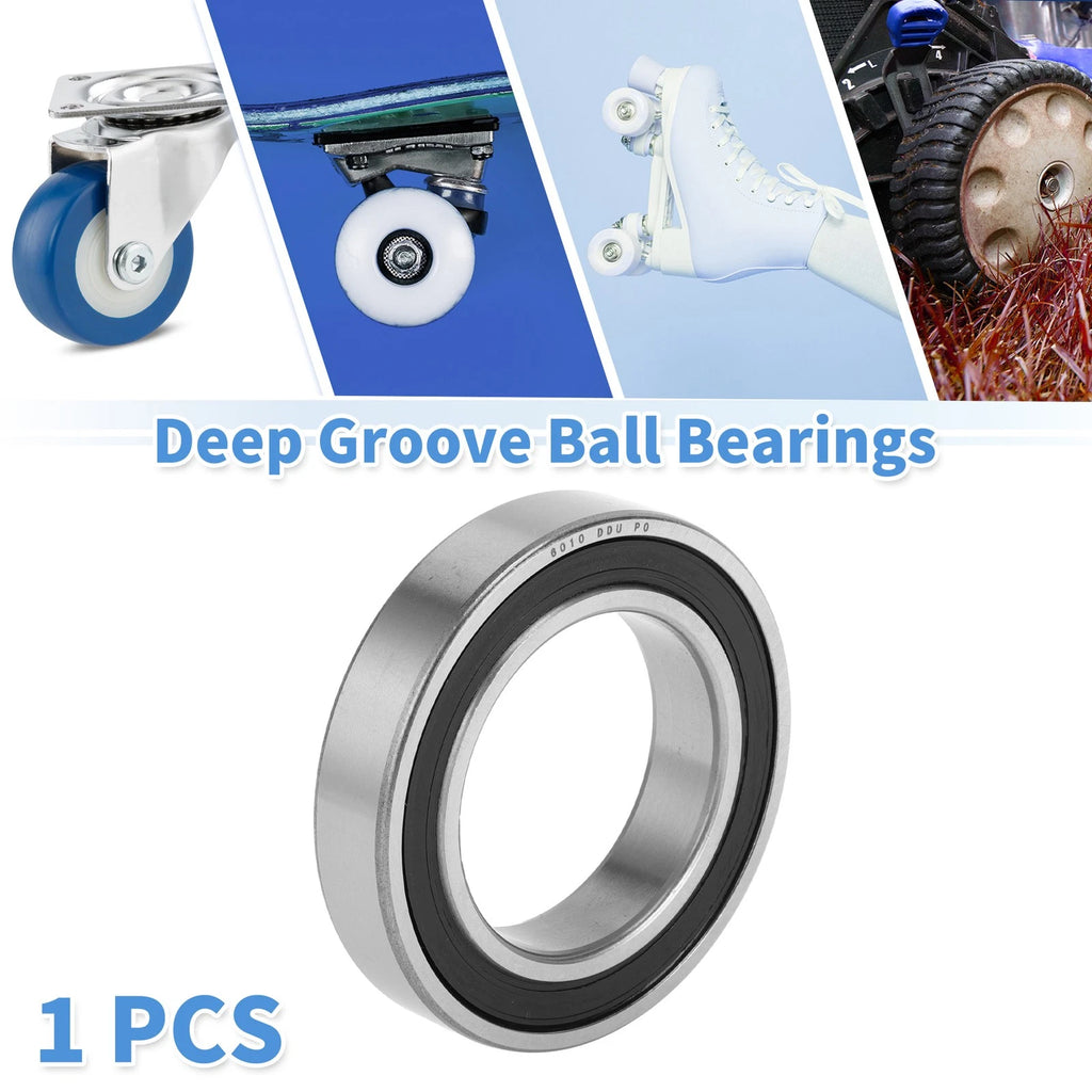 Deep Groove Ball Bearing 6010DDU for Scooter Skateboard (50x80x16mm)