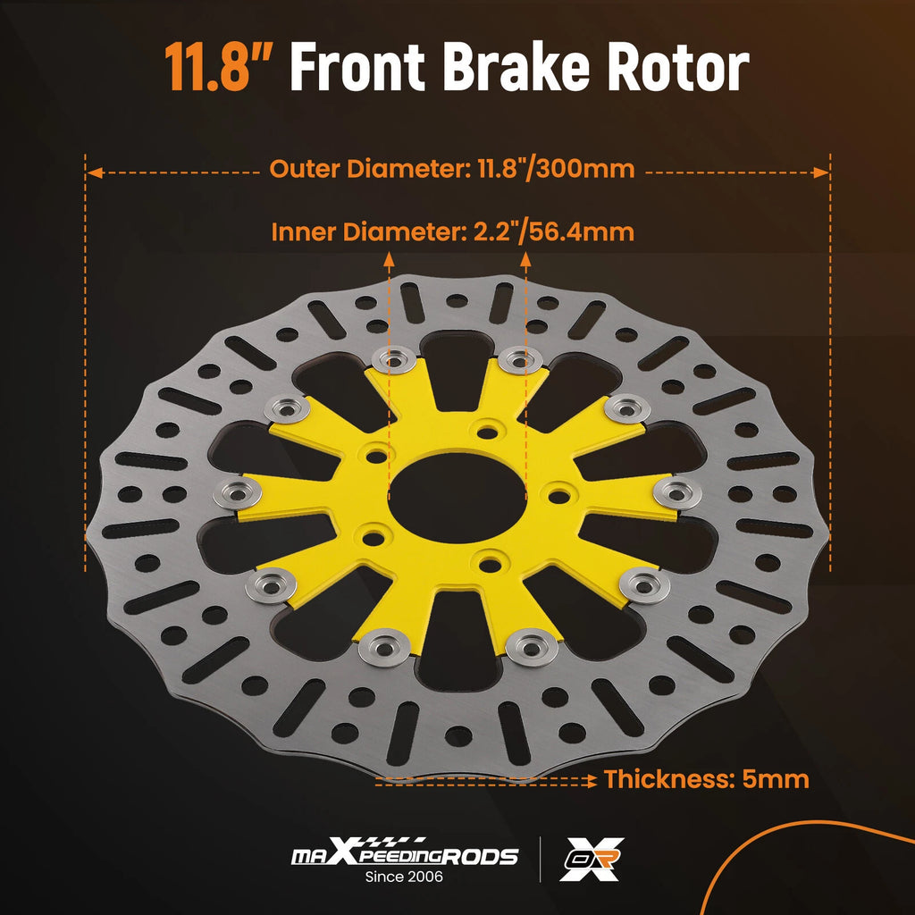 Floating Front Brake Rotor for Harley-Davidson Touring (2008-2019)