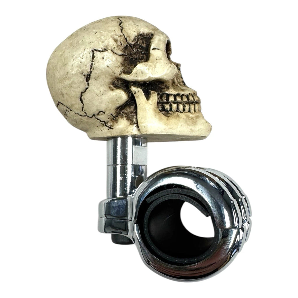 Steering Wheel Spinner Suicide Knob Skull Red for Universal Vehicles (All Years)