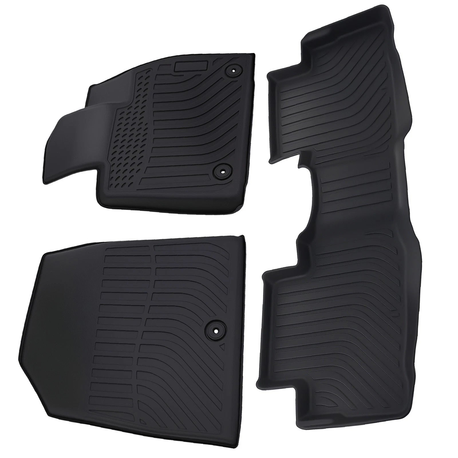 Set of 4 All-Weather TPE Carpet Floor Mats for Hyundai Palisade (2020–2024)