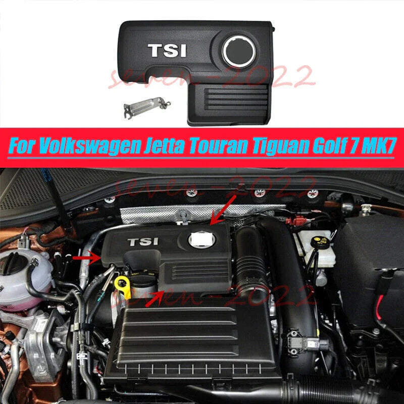 Engine Cover for Volkswagen Jetta Touran Tiguan Golf 7 MK7 (2013–2018)
