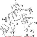 Genuine OEM Ignition Coil for Chrysler Dodge Jeep V6 (2000–2023) 56032520AF