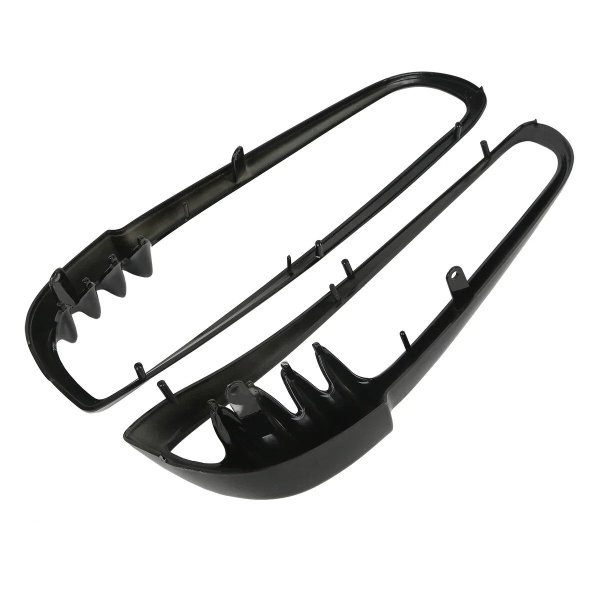 Black Radiator Trim Bezels for Harley V-Rod VRSCA VRSCB Night Rod (2001-2010)