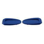 Blue Rearview Mirror Block Off Base Plates Cover for BMW S1000RR M1000RR (20-23)