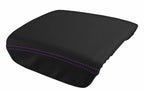 Leather Console Lid Armrest Cover for Honda Ridgeline (2006–2014) Purple Stitch