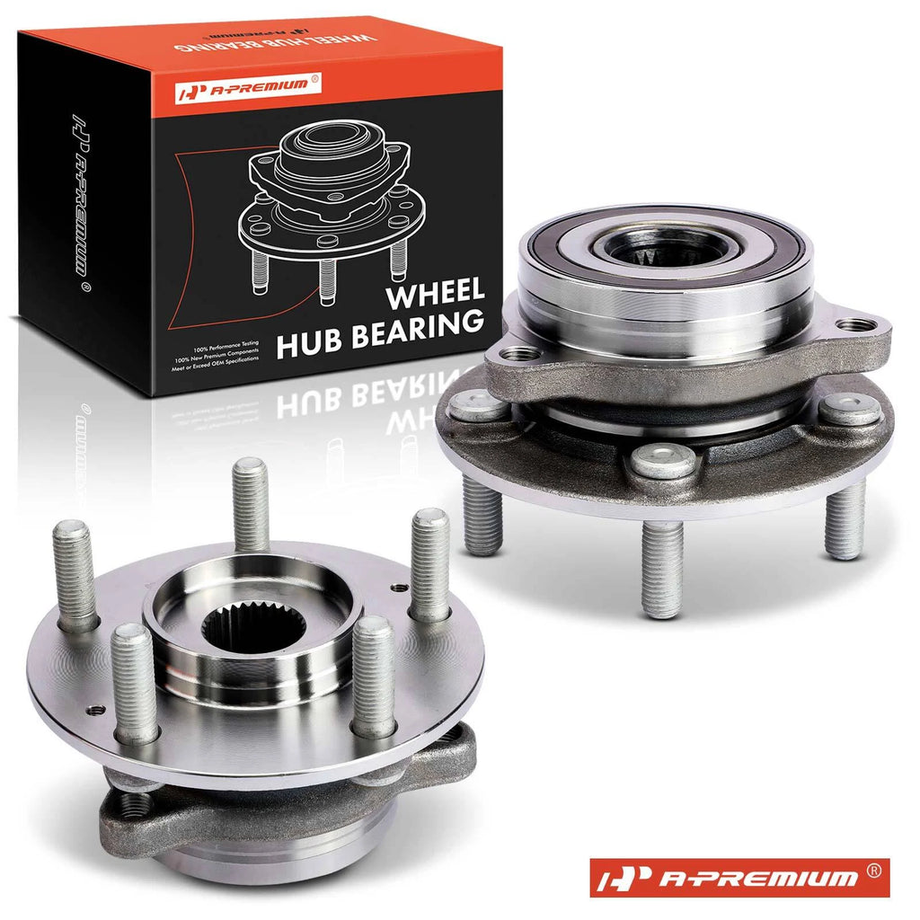 2X Front Wheel Hub & Bearing Assembly for Hyundai Kona Electric (2019–2023)