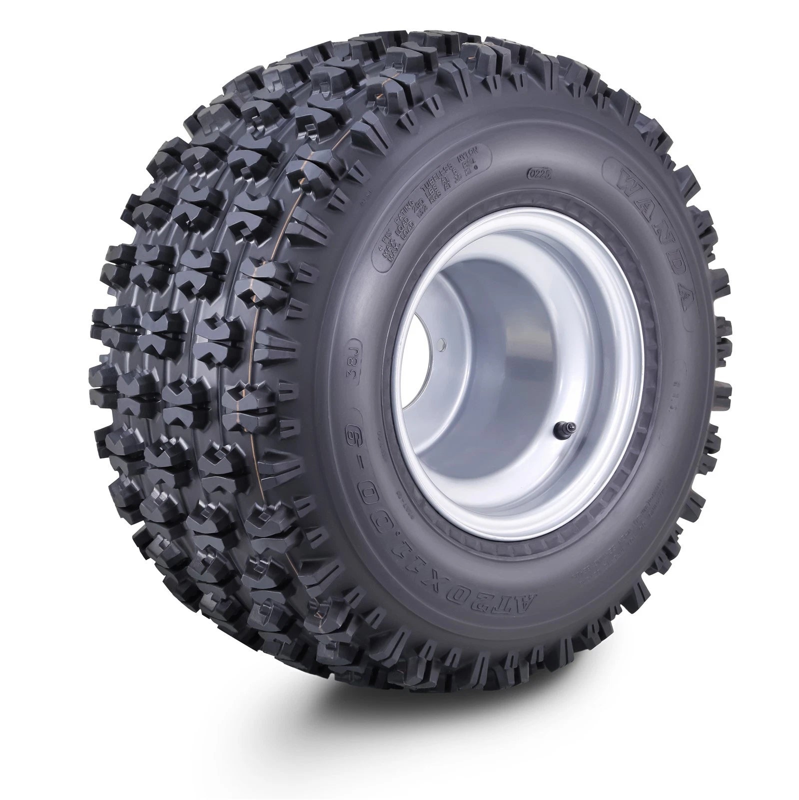 Set of 2 ATV Tires with 4/110mm PCD for WANDA GNCC (20x11-9)