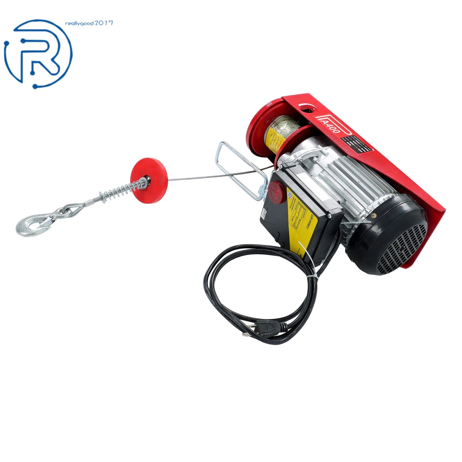 Electric Hoist 880lbs with 328ft Wireless Remote Control (110V)