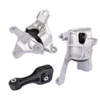 3PCS Engine Motor & Trans Mount for Honda Civic (2016–2019) 50820-TBA-A02 A45004
