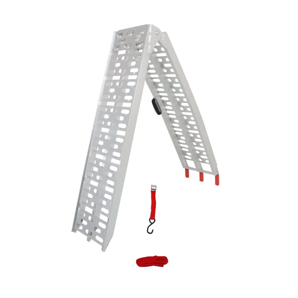 7.5' Aluminum Folding Loading Ramp for Motorcycle ATV UTV (2010–2023)