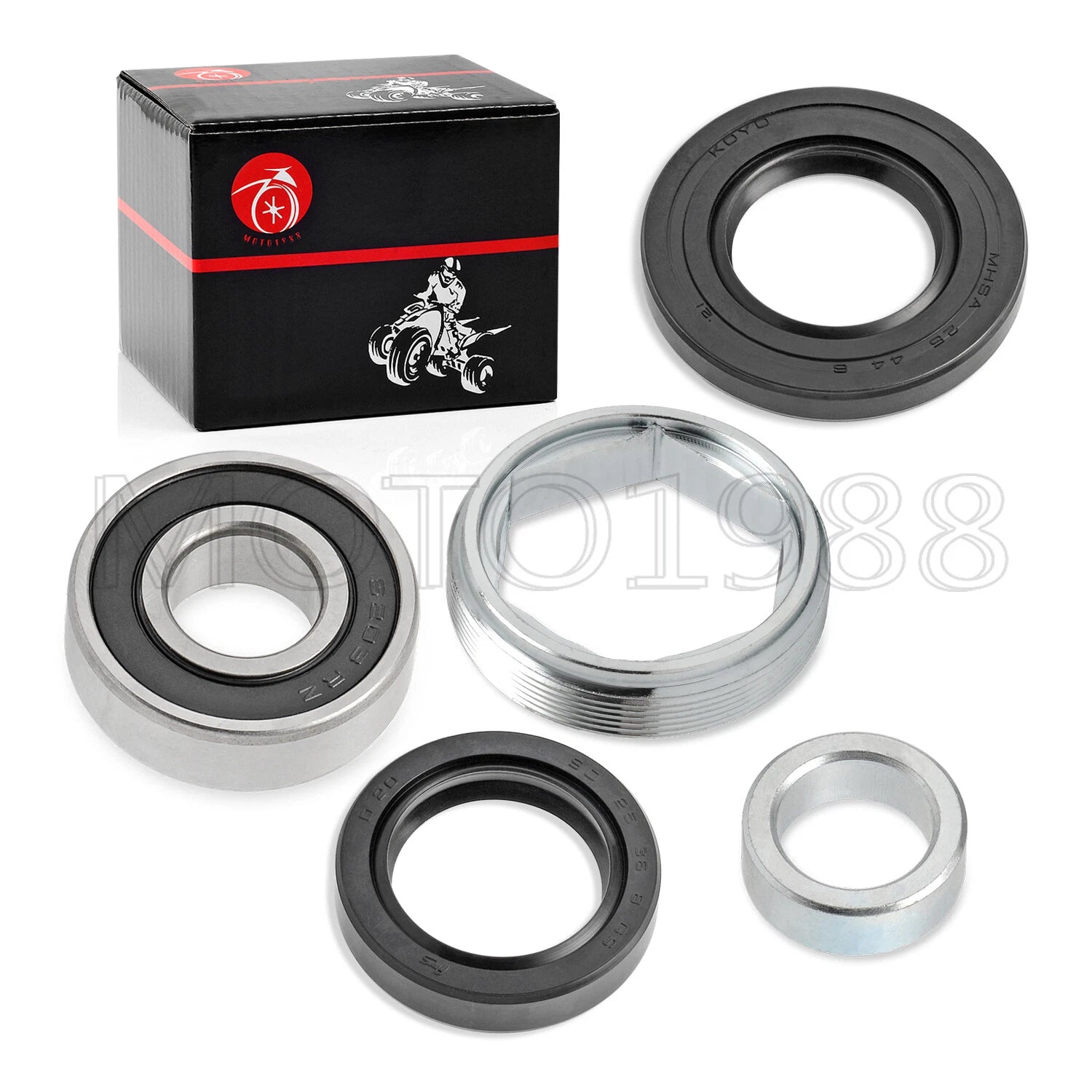 Steering Stem Bearing Seal Holder Nut Collar for Yamaha Banshee 350 (1988–2006)