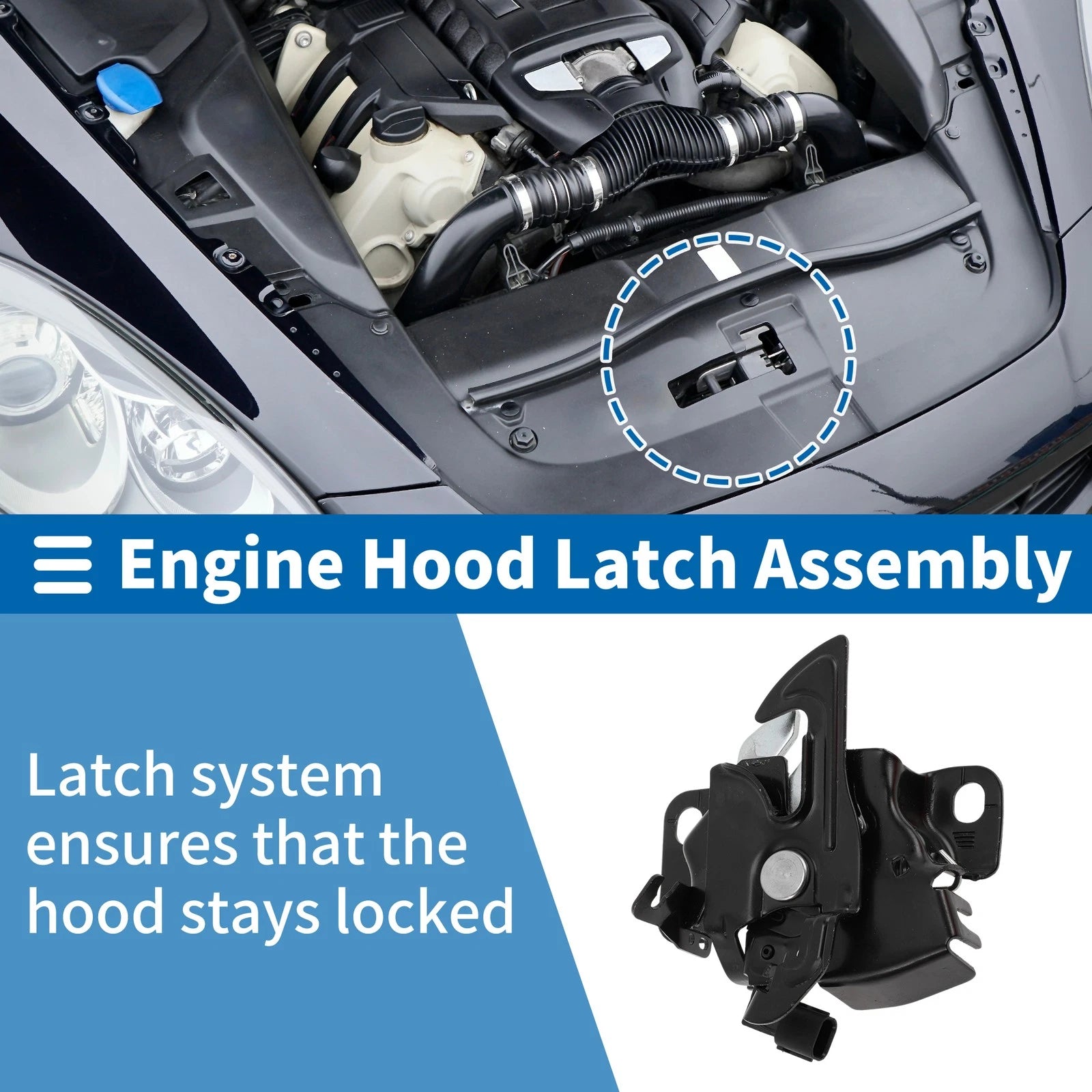 Hood Latch Assembly for Honda Accord (2018–2022) No. 74120TVAA01 1 Pc