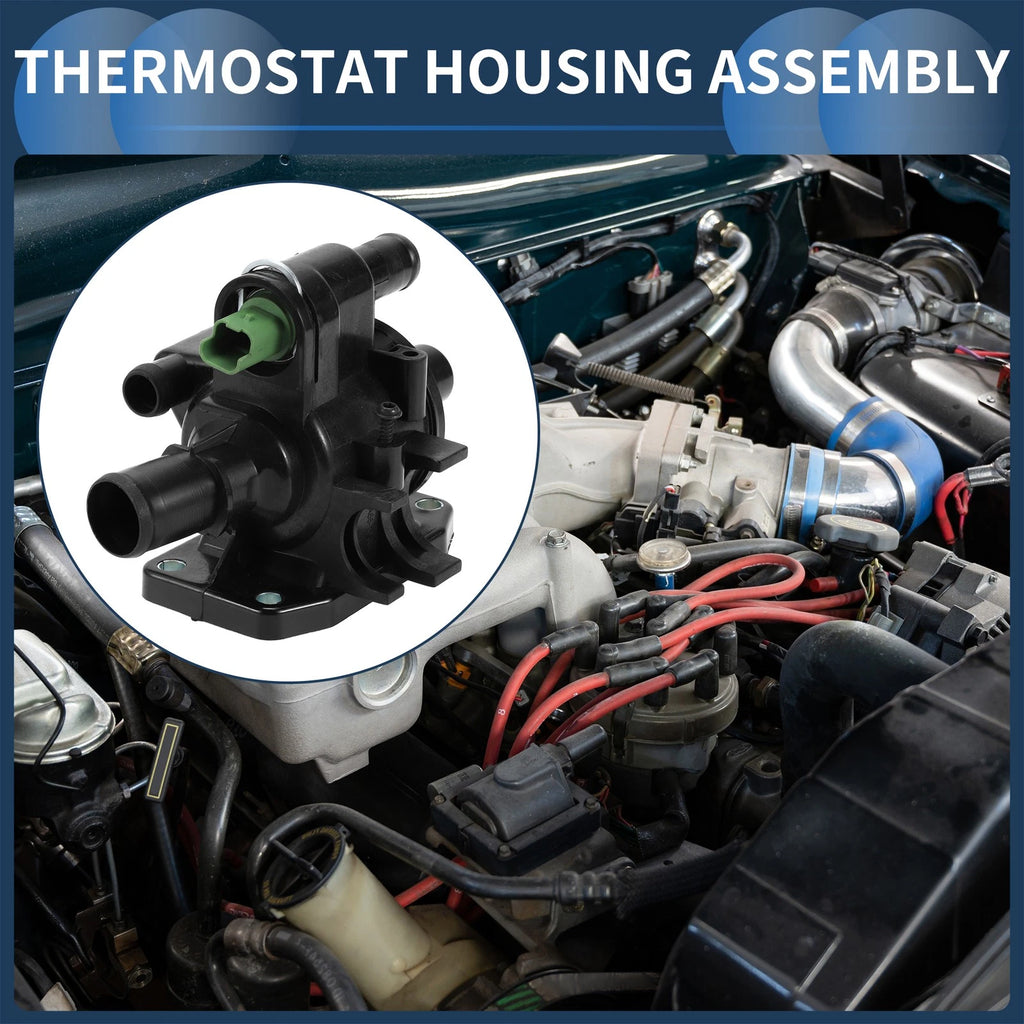 Engine Coolant Thermostat Housing Assembly for Ford Focus MK2, Fusion, Fiesta MK6