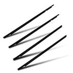 Set of 2 Front & Rear Window Scraper Seal Belt Weatherstrip for Scion xB (2008–2015)
