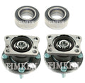 Front and Rear Wheel Bearings & Hubs Kit for Mazda 2 FWD (2011–2014)