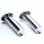 2X Flush Mount Fishing Rod Holders with Drain 316 Stainless Steel 30 Degree