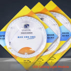 24W LED Ceiling Light Panel Replacement for Round Shape (21.8x21.8x2cm)