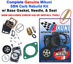 Mikuni Carb Rebuild Kit for Sea Doo GTI (1999–2005) - Base Gasket, Needle Seat