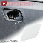 Front Left Washer Nozzle Cover Cap for Audi A6 (2009–2010) 1 Pcs White