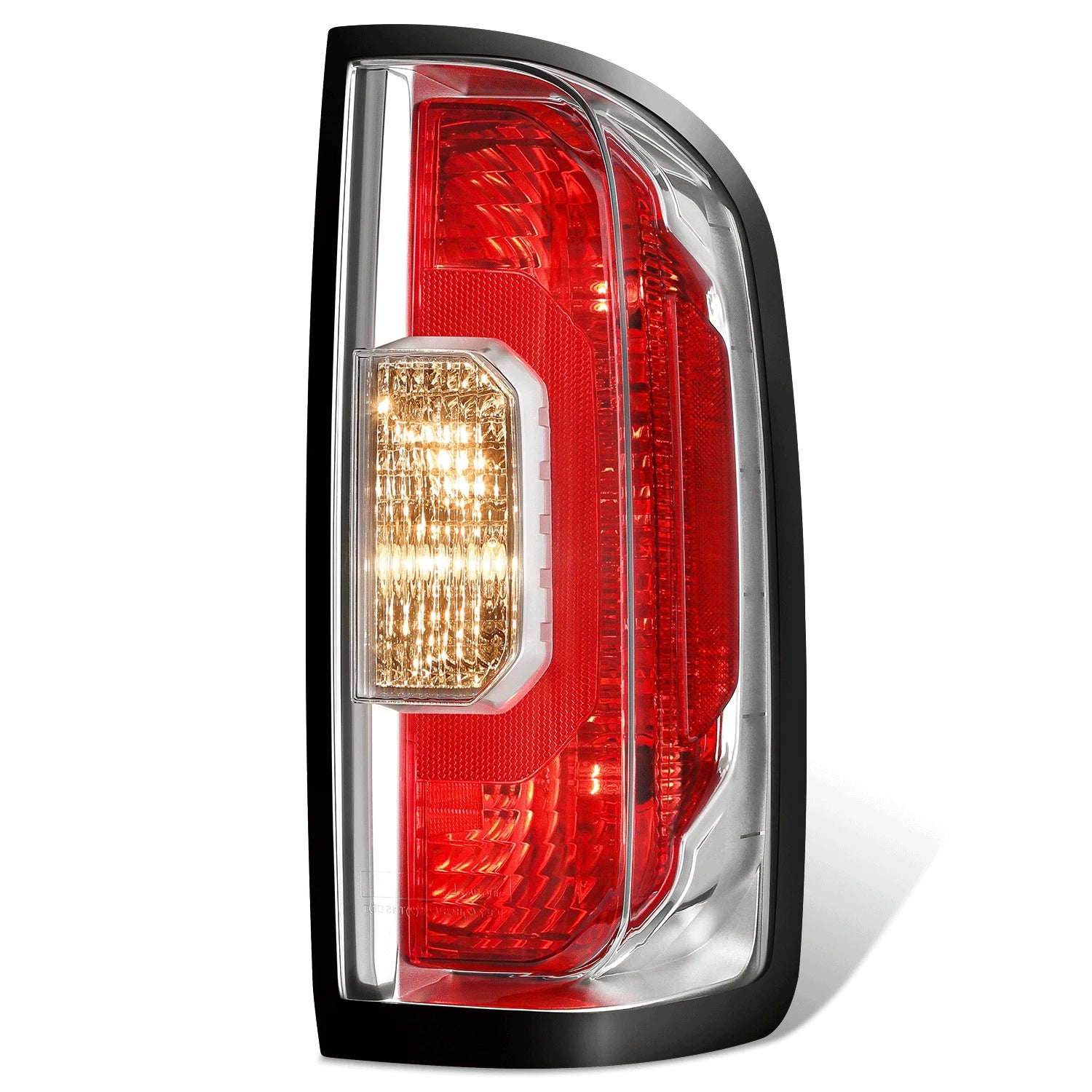 Passenger Side Taillight for GMC Canyon (2015–2022) OE Style Chrome Housing Red Lens