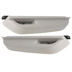 Set of 2 Front Door Armrests for Chevrolet GMC Truck (1988–1994) Gray