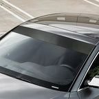 Universal Windshield Matte Black Vinyl Sun Decal Strip 60"x10"