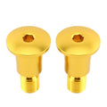 2pcs Handlebar Grip Bar End Caps for Yamaha FZ1 FAZER (2006–2015) Gold