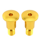 2pcs Handlebar Grip Bar End Caps for Yamaha FZ1 FAZER (2006–2015) Gold