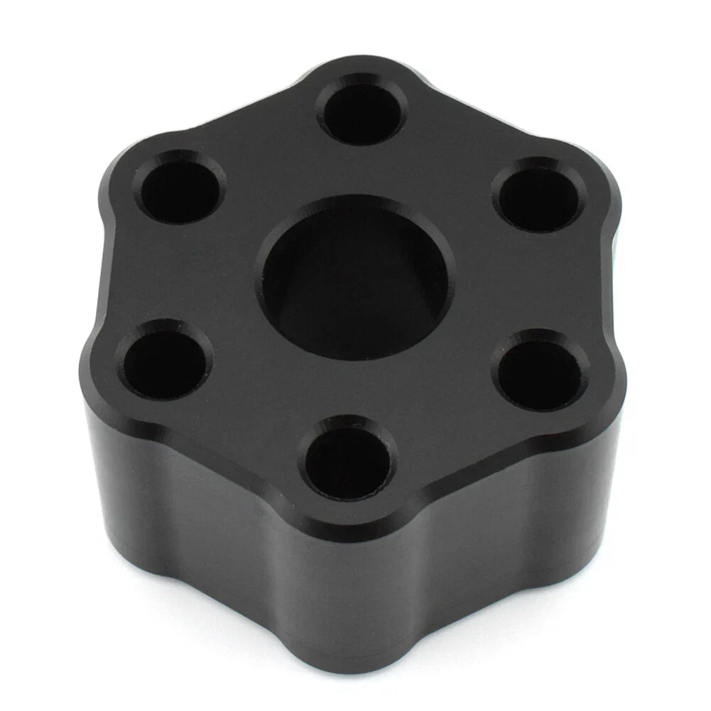 Black Solid Supercharger Coupler Isolator for Jaguar Land Rover 3.0L (2013-17)