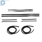 Set of 10 Door Window Weatherstrip Seals for Dodge Truck D/W 150 (1980–1993)