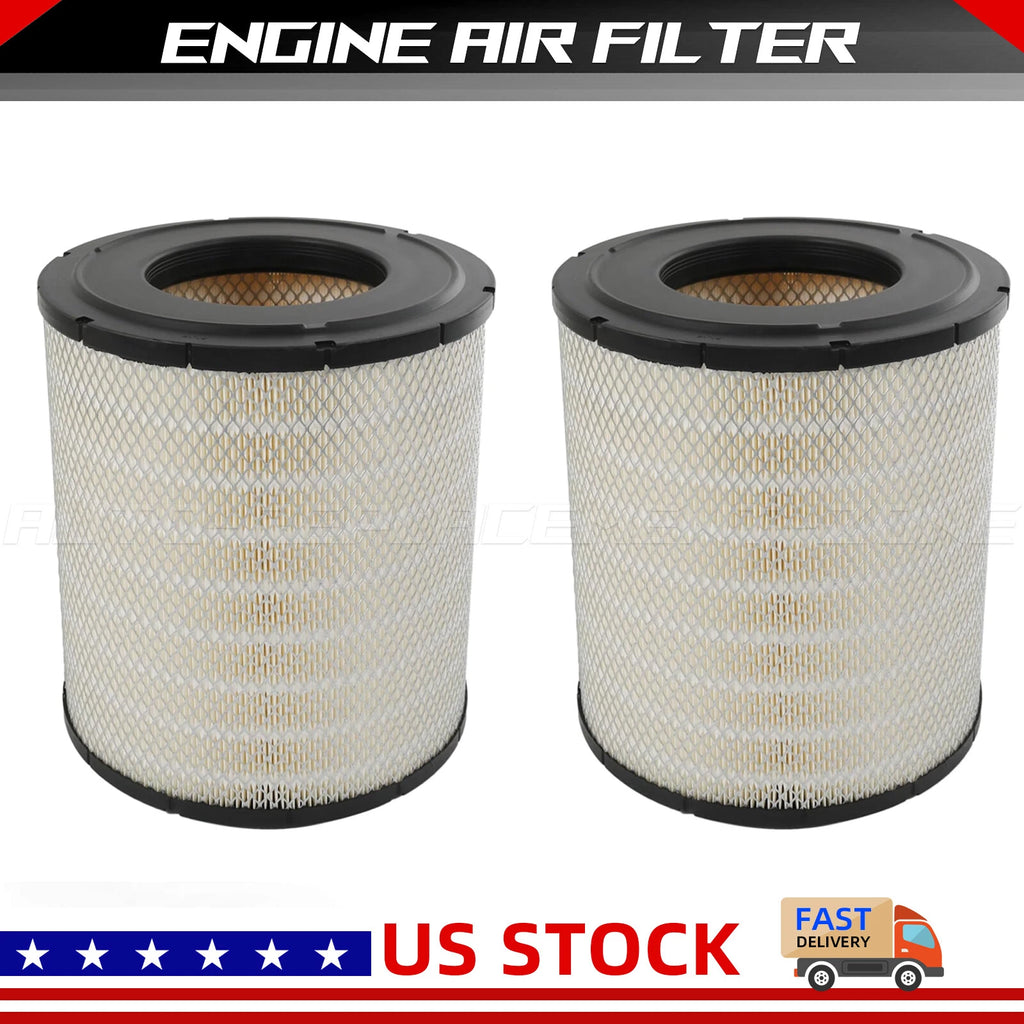 2X Air Filter for Freightliner Columbia (RS3518) (AF25139M, P185069, P527682)