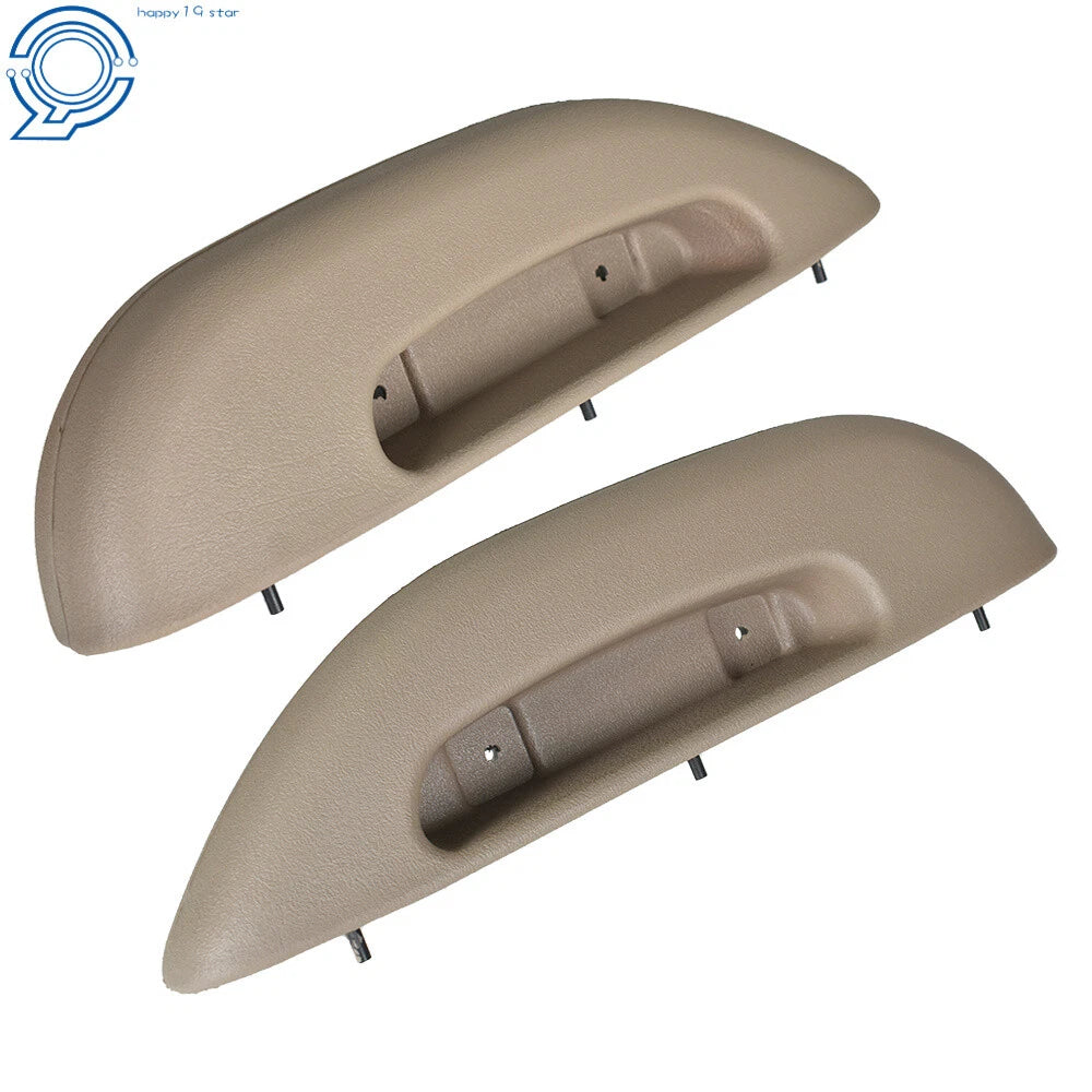 Set of 2 Tan Interior Door Armrests for 1996-2002 Chevy GMC Van