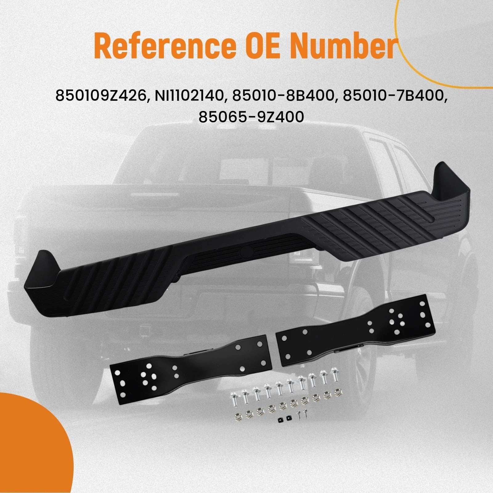 Black Rear Bumper for Nissan Frontier (1998–2004) 85010-9Z426 NI1102140