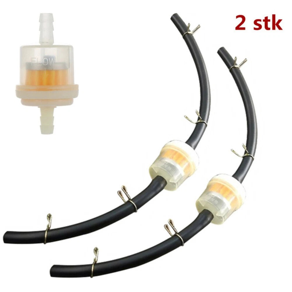 Hose Clamp Set of 2 for Most Motorcycles and ATVs with Fuel Filters
