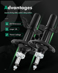 Front Pair Gas Shocks Absorbers Struts L&R for Dodge Dart (2013–2016)