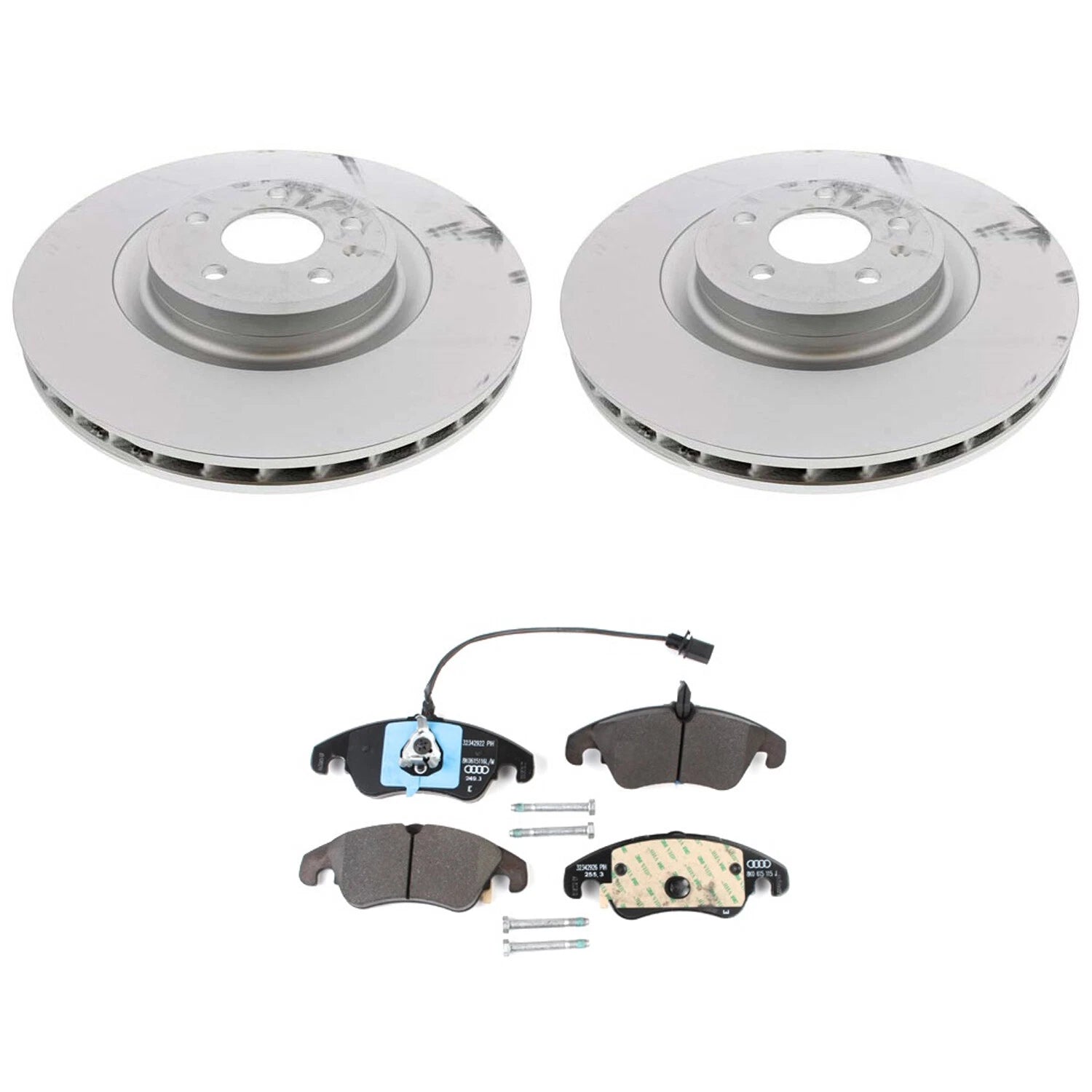 Disc Brake Pad Kit with 345mm Rotors for Audi S4 TRW-Girling