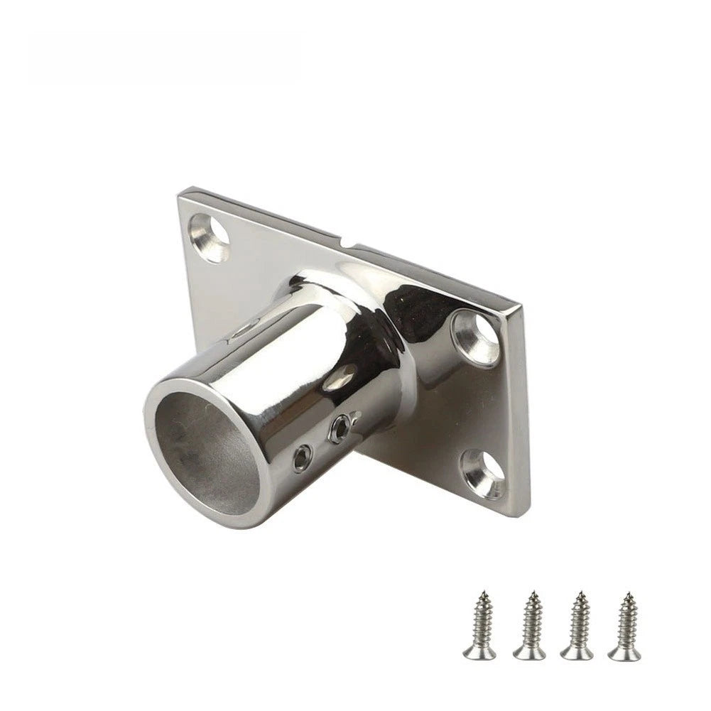 Hand Rail Rectangular Base for Boat (Fits 22mm 25mm Rails)