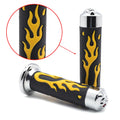 Comfort 25mm Yellow Rubber Hand Grips for Honda CB