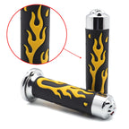 Comfort 25mm Yellow Rubber Hand Grips for Honda CB