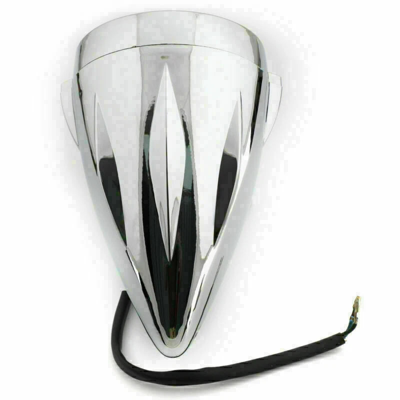 Chrome Bullet Headlight Lamp 4.75" for Hy Chopper Bobber (T9)