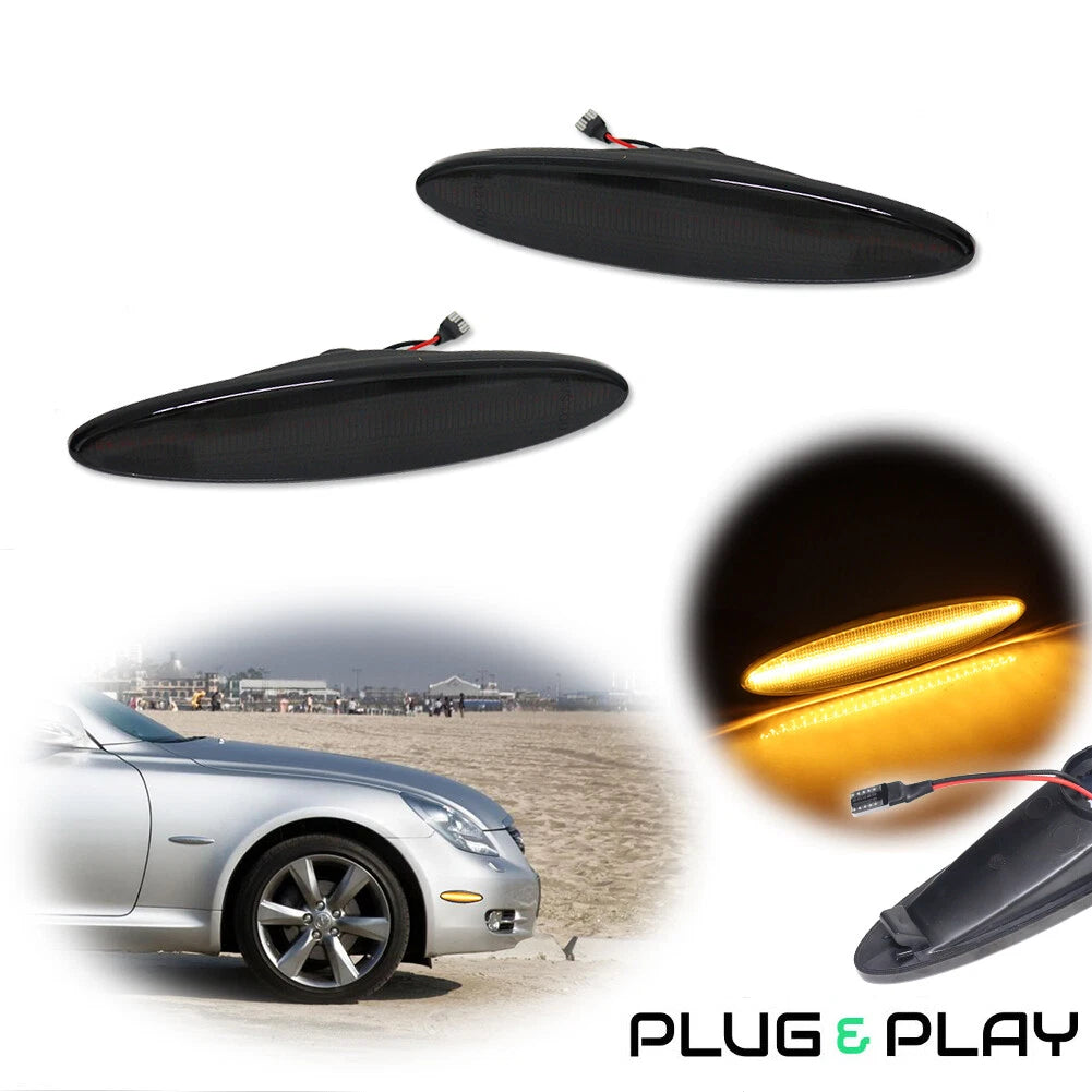 Amber LED Marker Light Set for Lexus SC430 (2002–2010)