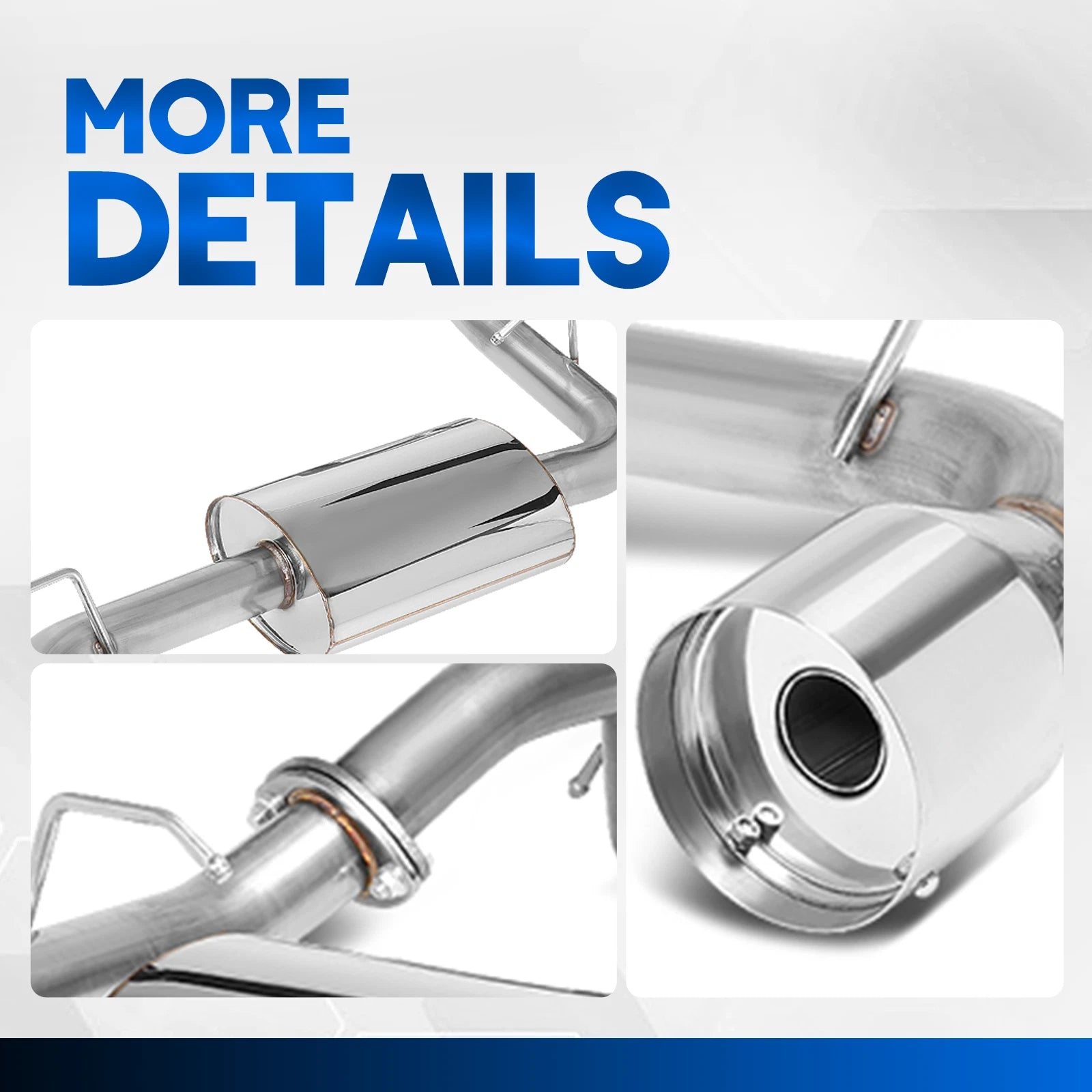 Muffler Catback Exhaust System for Dodge Neon SOHC 2.0L (1995–1999)