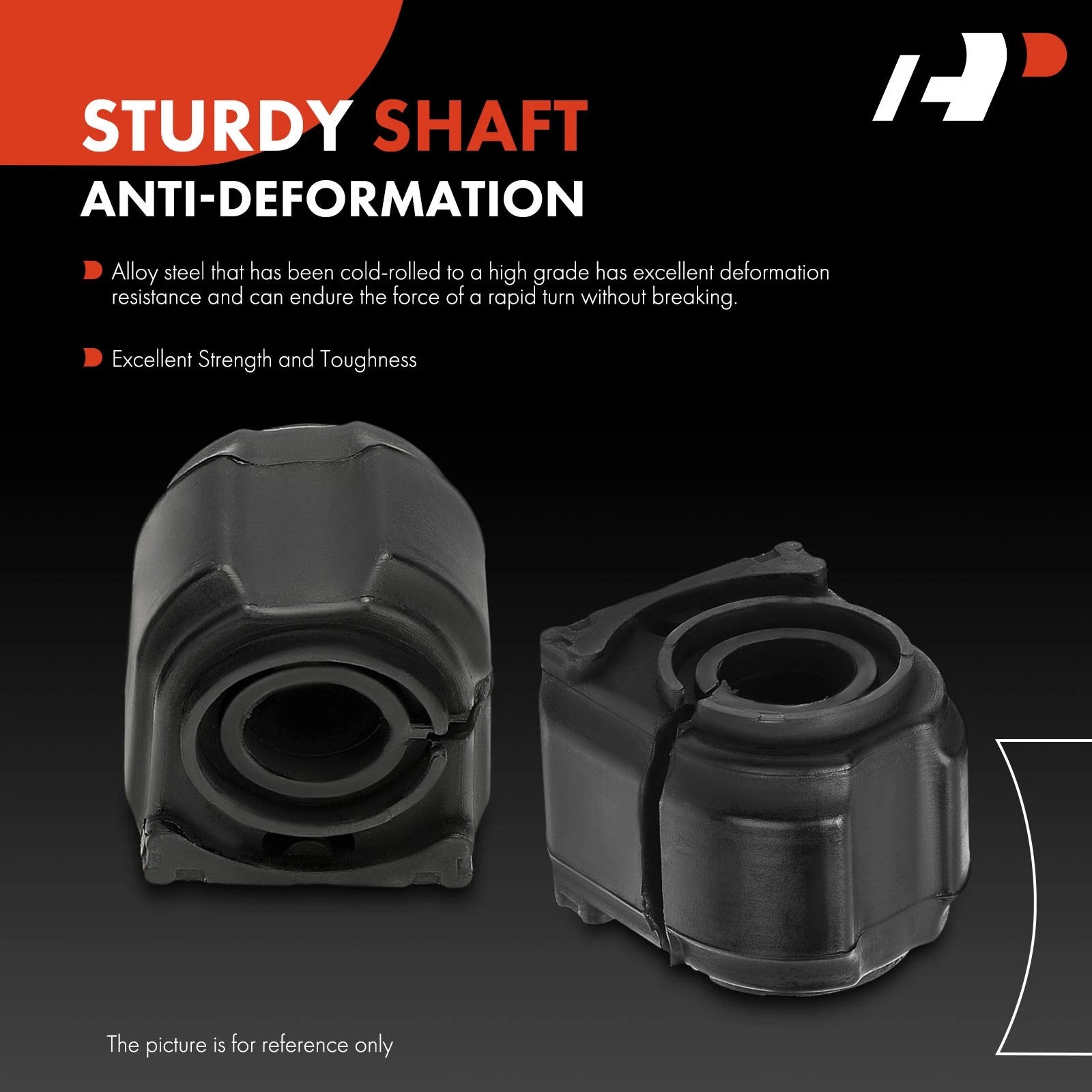2X Front Sway Bar Bushing for Mercedes-Benz Sprinter 1500 2500 3500 (2007–2018)