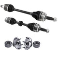 Front CV Axle Shaft & Wheel Hub Bearing Kit for Honda Acura TSX Accord (2009–2013)