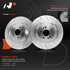 Front Side Drilled Brake Rotor for Mercedes-Benz GL350 (2010–2016)