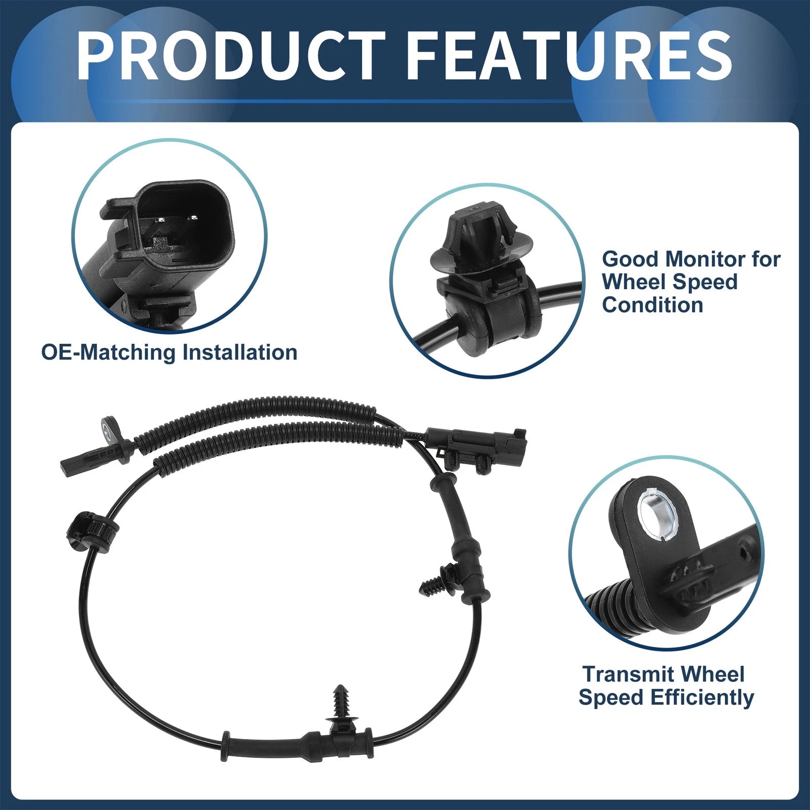 ABS Wheel Speed Sensor No. 5154230AA for Jeep Grand Cherokee (2011–2021)