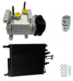 AC Compressor Kit W Condenser for Ram 1500 3.6L (2013–2018)
