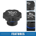Oil Filler Cap No. 12573337 for Buick LaCrosse (2005–2009) Plastic Black