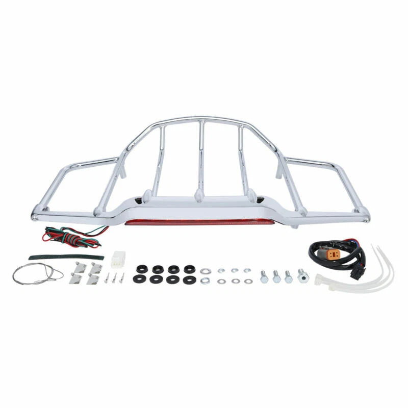 Air Wing Trunk Luggage Rack LED Light for Harley Touring (1993–2013)