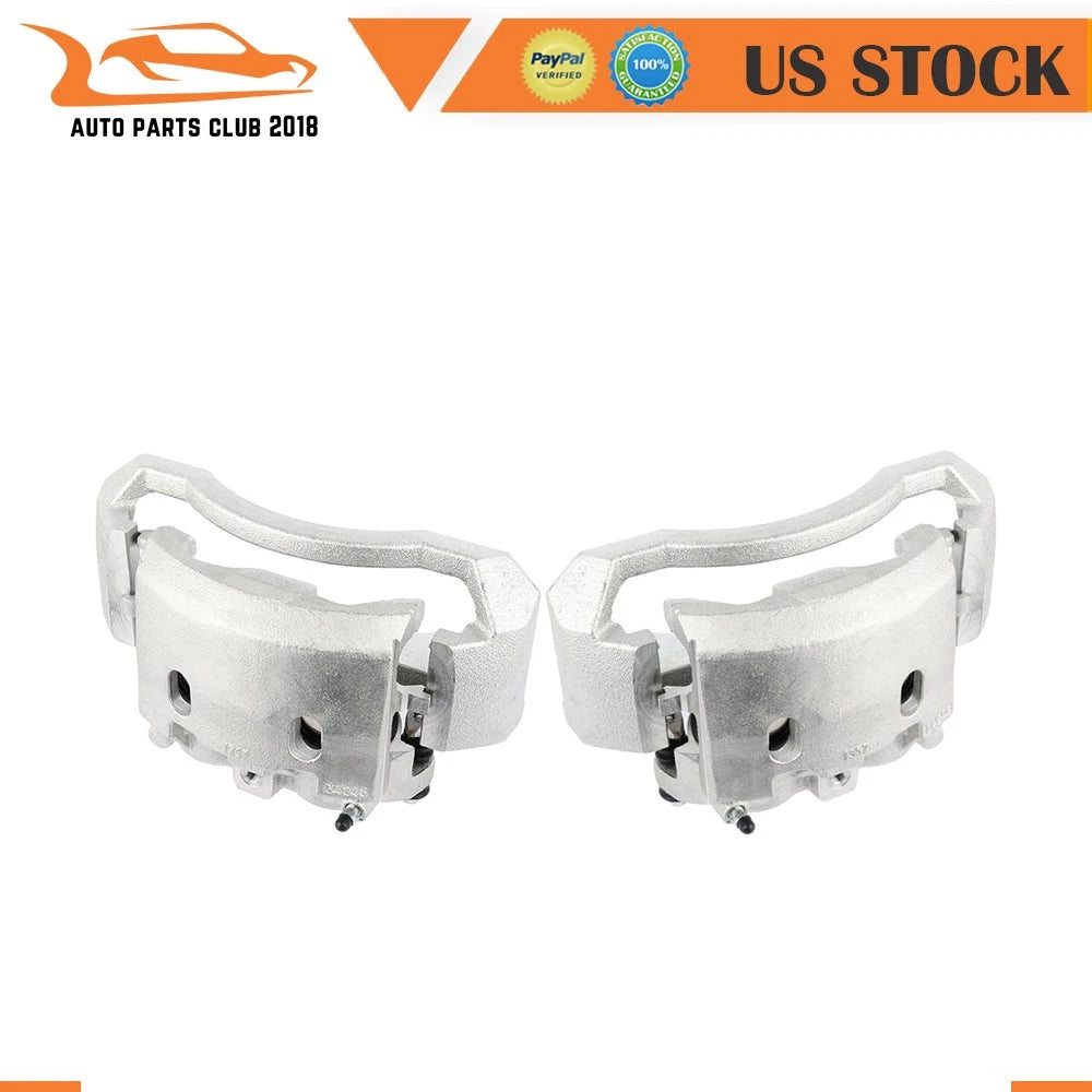 Brake Calipers w/ Bracket Kit Pair for Dodge Ram 1500 2500 3500 (2006–2008)